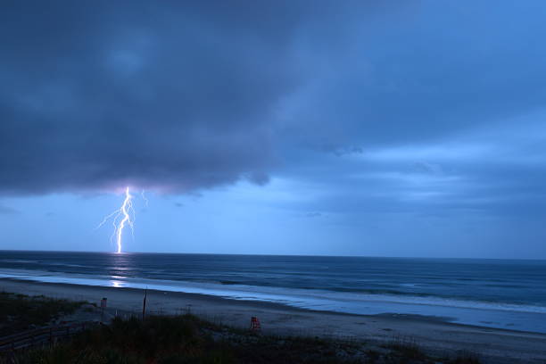 istock Stormy day at the beach 2223926785