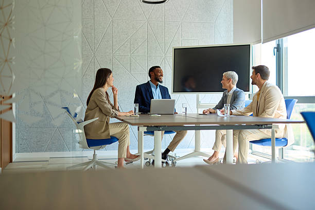 istock Business team having a meeting in modern office 2223934273