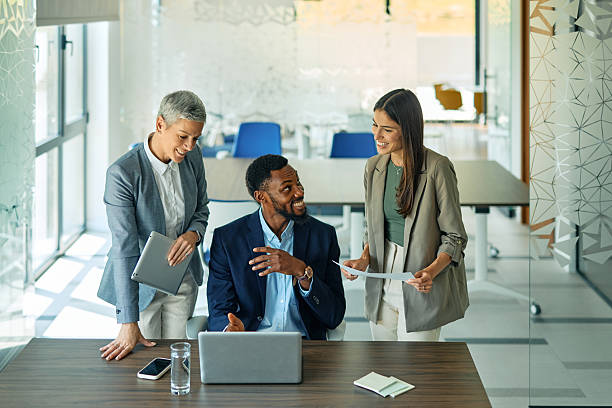 istock Business team discussing a project in the office 2223934535