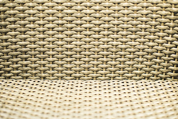Close-up of the sackcloth surface.
