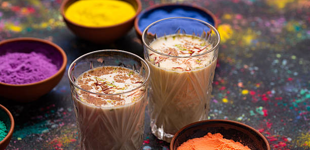 istock Traditional Indian drink thandai with saffron 2223946697
