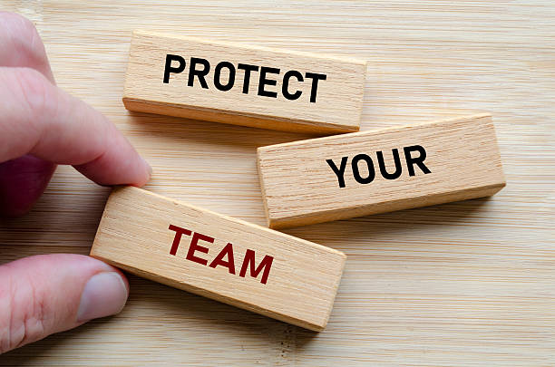 istock Protect your team message displayed clearly, representing the leadership duty to shield, defend, and support those under their guidance 2223951546