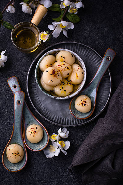 Tang yuan rice dumpling balls for Chinese lunar New year celebration