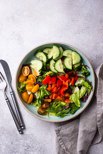 istock Fresh healthy organic vegetable salad 2223954391