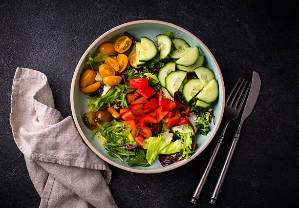 istock Fresh healthy organic vegetable salad 2223954399