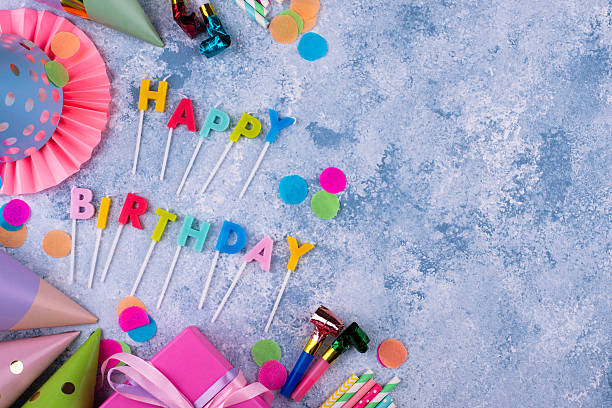 istock Happy birthday party celebrating background 2223955156