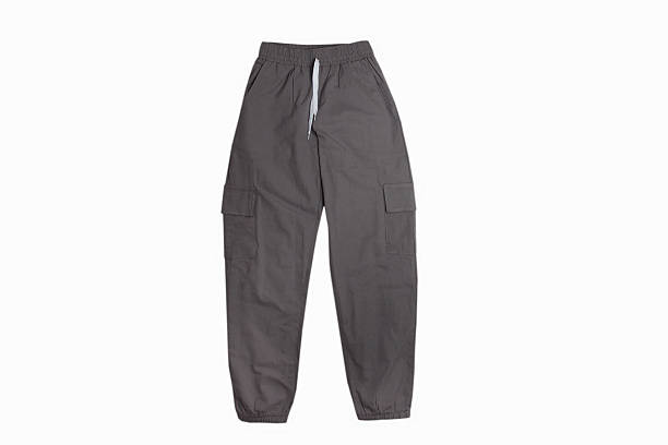 istock Gray sports pants boy isolated on white 2223960308