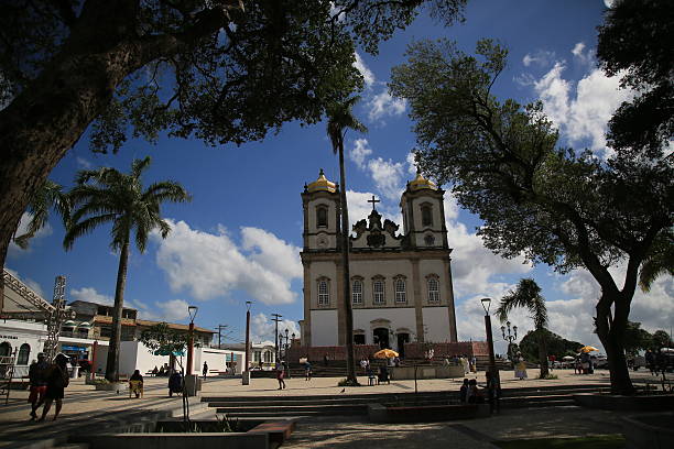 salvador, bahia, brazil - november 8, 2019: view of the Basilica of Our Lord of Bonfim in the city of Salvador.