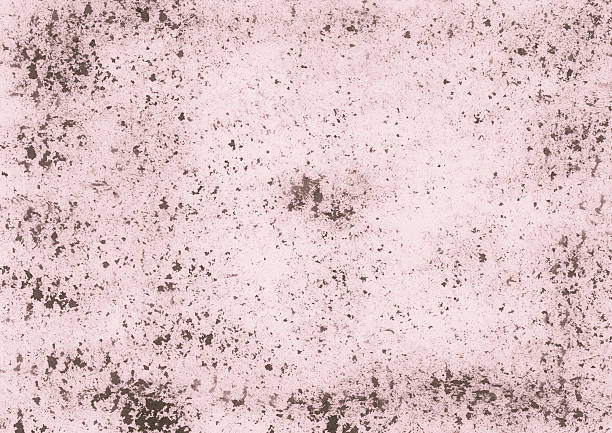 Abstract background of ink marks applied with sponge on medium-grain drawing paper