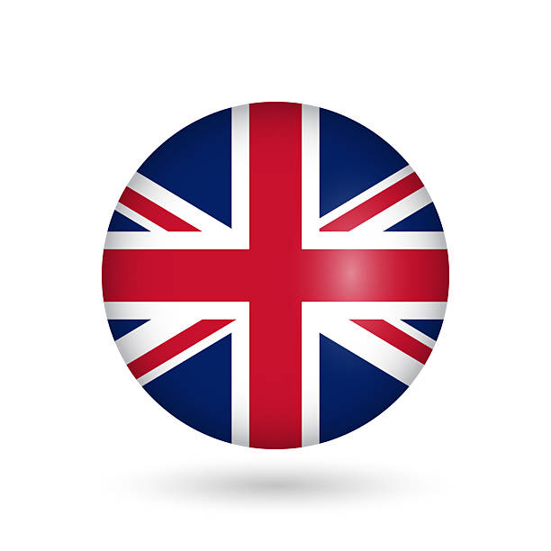 istock United Kingdom circle badge flag. Great Britain circle flag. Union Jack. Vector 2223968337