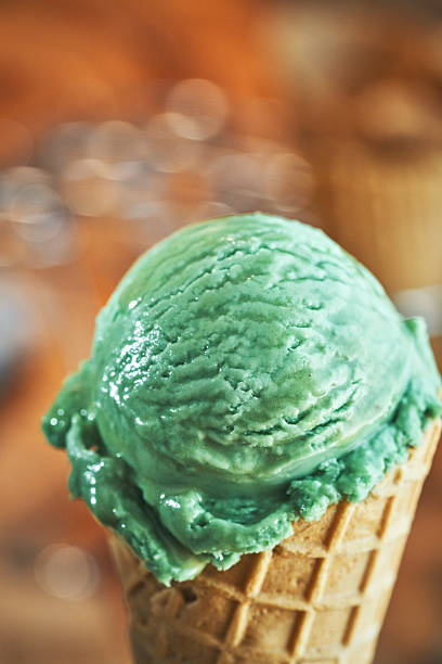 istock Pistachio Ice Cream in a  Cone 2223976630
