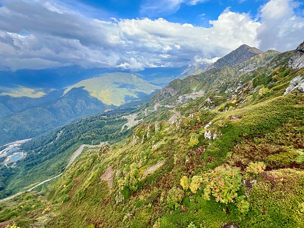 istock Vibrant Mountain landscape in early autumn 2223977376