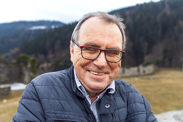 istock Mature caucasian male outdoors in nature smiling 2223977397