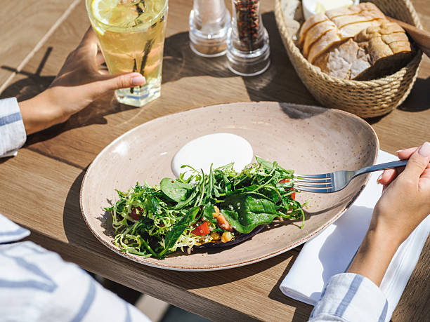 istock Loaded grilled eggplant with quinoa salad 2223981502