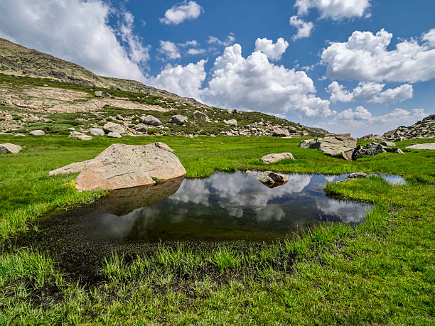 Landscape in the Béjar Mountains. Trampal Gorge. Gredos Mountains