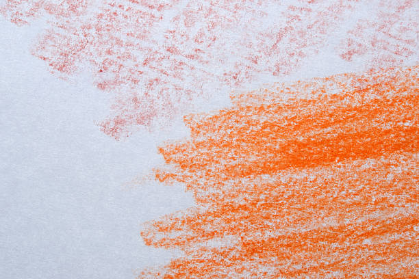 istock Orange and peach hues blend on soft paper 2223986151