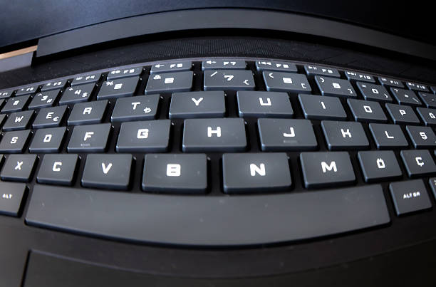 This computer keyboard, equipped with responsive keys, is part of essential technology equipment commonly used alongside printers and other office devices