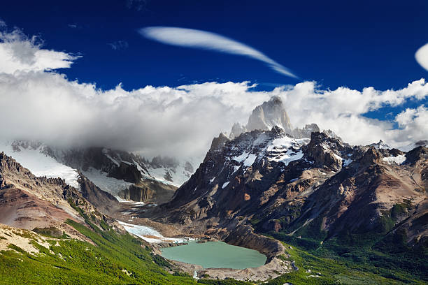 Mount Fitz Roy and laguna Torre, Los Glaciares National Park, Patagonia, Argentina