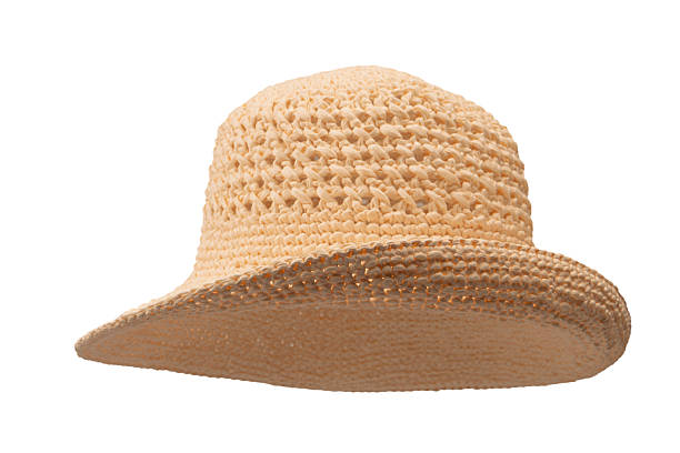 istock Straw summer hat with isolated on white background. 2223995191