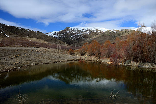 istock Glacier lake and mountain landscape in winter 2224008098