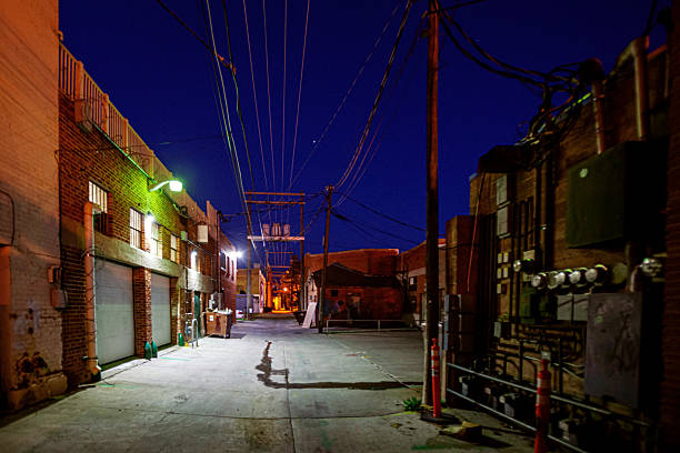 istock Dark alley - Billings, Montana 2224012670