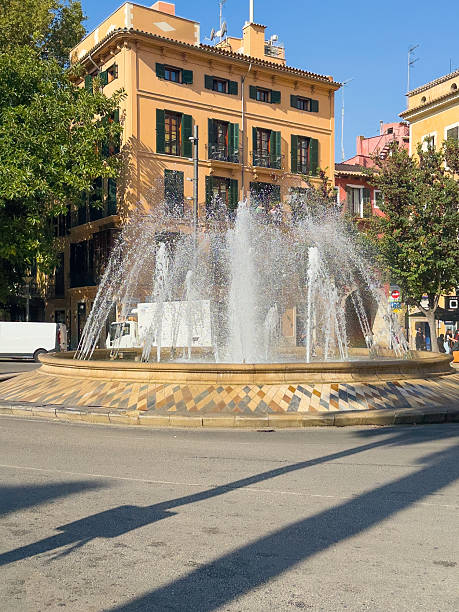 istock Fountain on Placa de la Reina, Palma de Mallorca, Spain 2224015218
