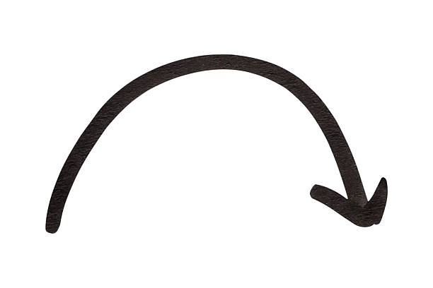istock hand drawn arrow with black marker on white background 2224018798