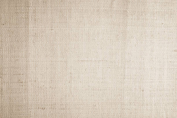 istock Brown sackcloth woven texture background in natural pattern. Jute hessian burlap, linen background in light beige cream color blank. Weaving canvas fiber line cotton cloth textured as organic. 2224019175