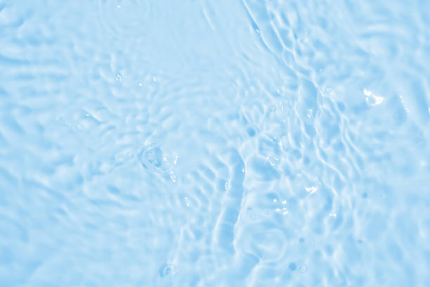 istock Abstract transparent water shadow surface texture natural ripple on blue background 2224023160
