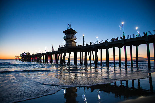 Under the Huntington Beach Pier