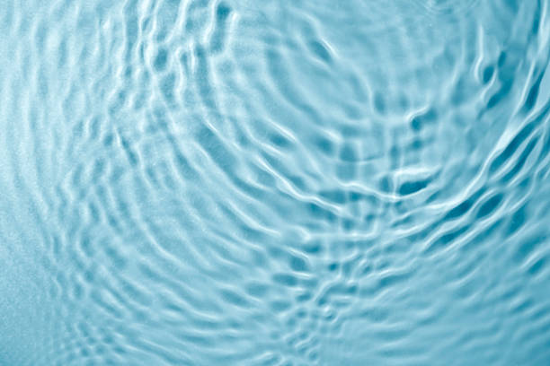 Calm waves on the sea surface