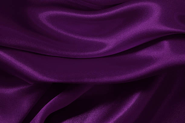 istock Purple fabric cloth texture for background and design art work, beautiful crumpled pattern of silk or linen. 2224029688