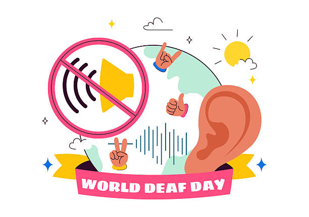 istock World Day of the Deaf Vector Illustration on September 26 to Raise Awareness About Hearing Loss Prevention and Ear Treatment in a Flat Background 2224035610