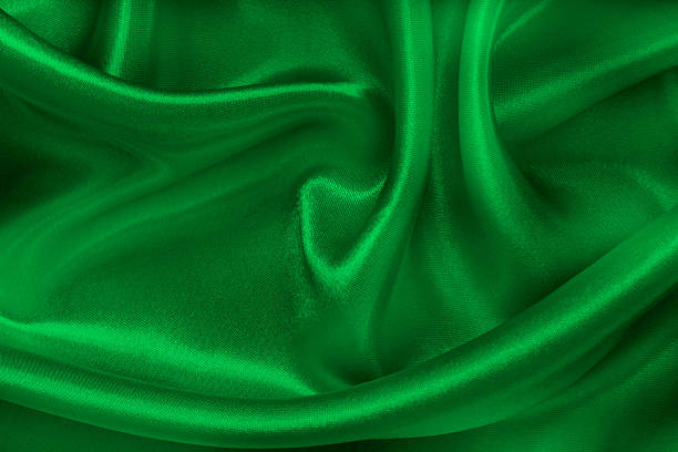 istock Green emerald fabric texture background, detail of silk or linen pattern. 2224038370