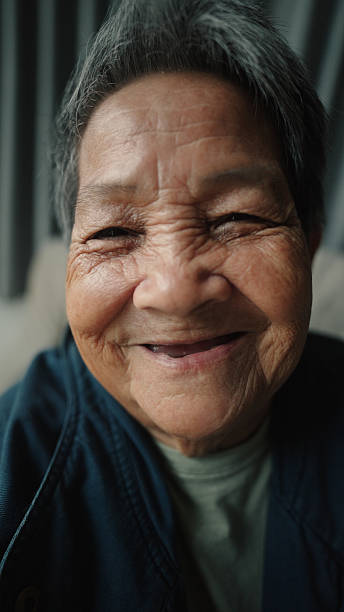 istock POV from a smartphone used by elderly woman. 2224061680