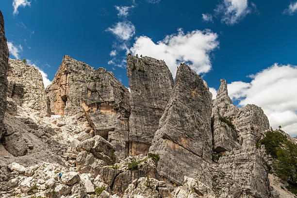 istock Rugged Cinque Torri Landscape in Italy’s Dolomite Alps, Summer 2224062159