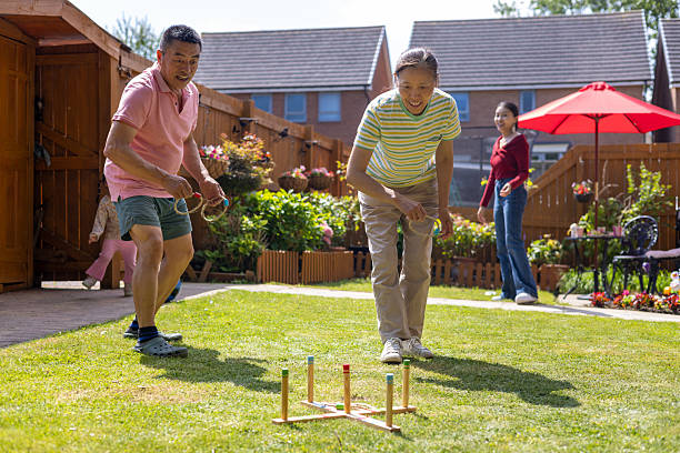 istock Grandparents Playing Ring Toss 2224064272