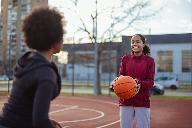 istock Active Black Family Playing Basketball Together 2224066074