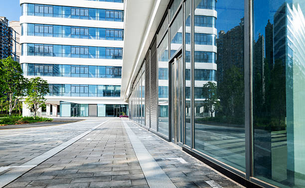 istock The road outside office building 2224070127