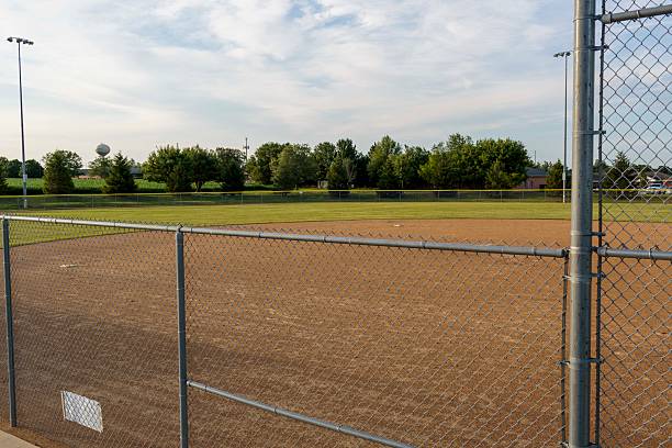 istock a view from the third baseline bleechers of the second baseball infield and outfield 2224071159