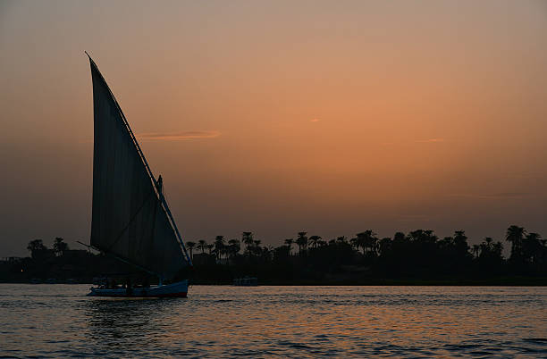 istock Felucca Silhouette on the Nile at Dusk 2224075357