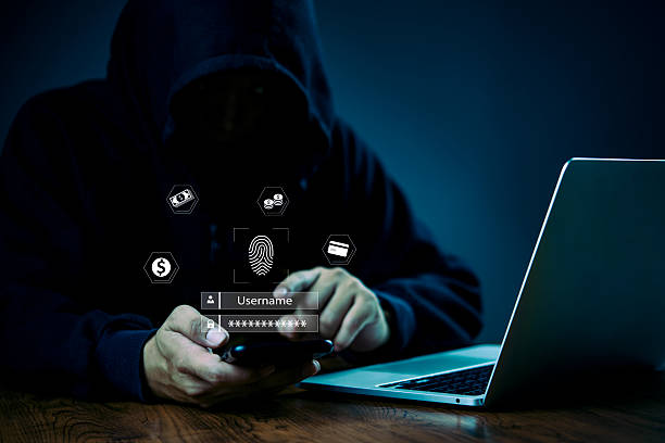 istock Hacking concept, personal data Finance, banking theft. Criminal accessing confidential information. User login, digital identity. Online scam, phishing attempt. Cybersecurity awareness network. 2224084362