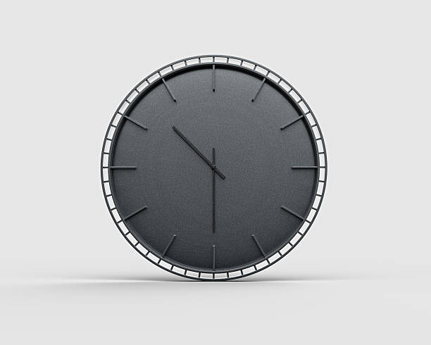 istock A Modern Dark Gray Wall Clock Ten Thirty 10:30 Minimalist For Modern Interiors 3D Illustration 2224085570