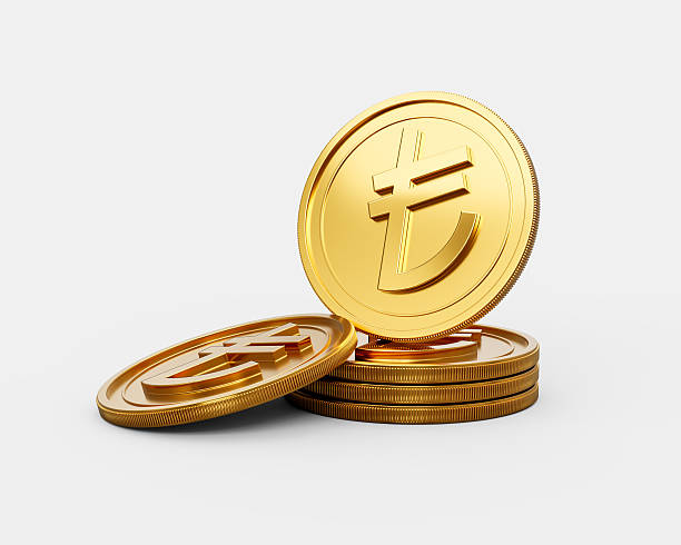 istock 3d Stack Of Golden Turkish Lira Coins Shiny Rounded Coins Stack On White Background 3d Illustration 2224086419
