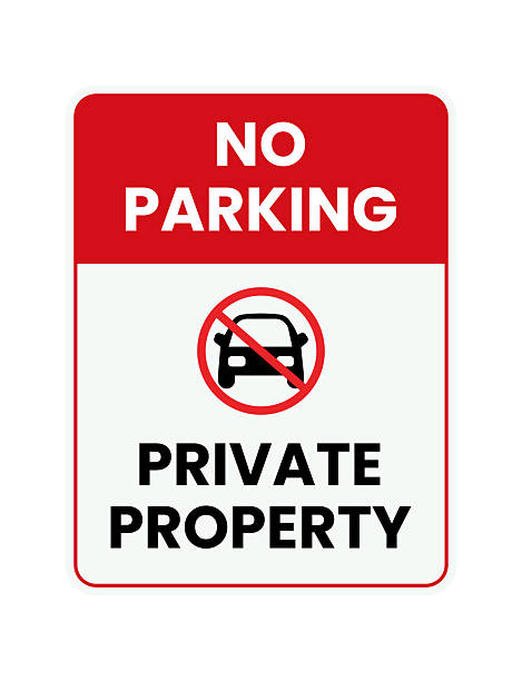 250+ Private Parking Sign Stock Illustrations, Royalty-Free Vector