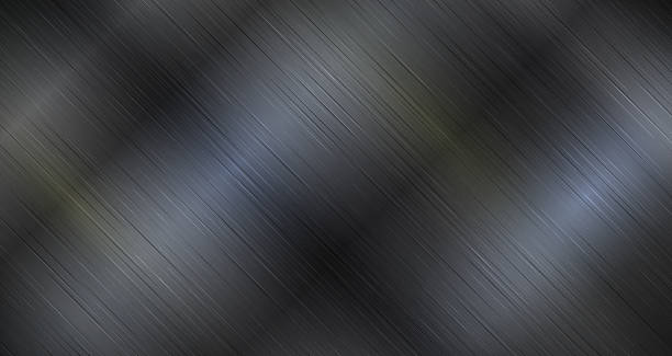 istock Perfect for industrial, technology, or modern design themes needing a clean and dynamic metal texture. Abstract metallic background with diagonal shiny lines and smooth gradient. 2224093018
