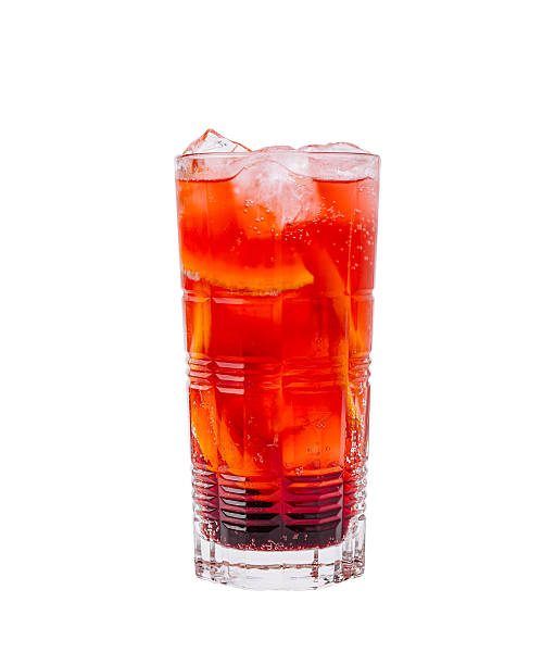 istock Refreshing summer drink with citrus slices served in a tall glass 2224093868