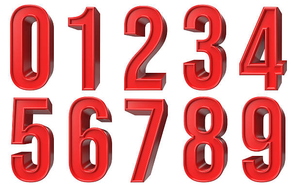 istock set of red number 3d rendering 2224098243