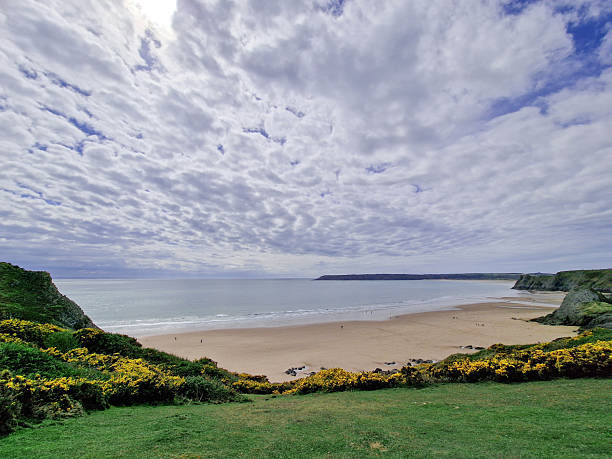 istock Pobbles Bay Beach near Three Cliffs Bay on the Gower Peninsular 2224101881
