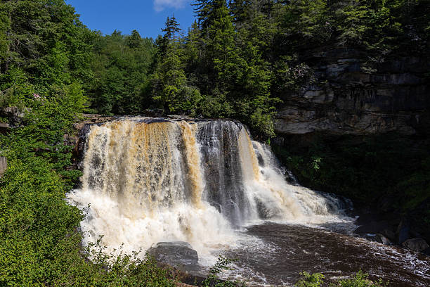 Photo of the Blackwater Falls State Park Davis West Virginia in the summer